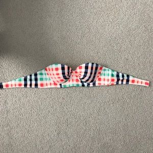 Strapless bikini top